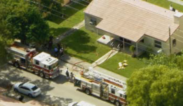 House Fire in Miami Sends Two People to Hospital