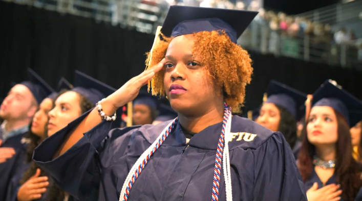 Air Force Vet Who Overcame Abuse, Homelessness Graduates FIU