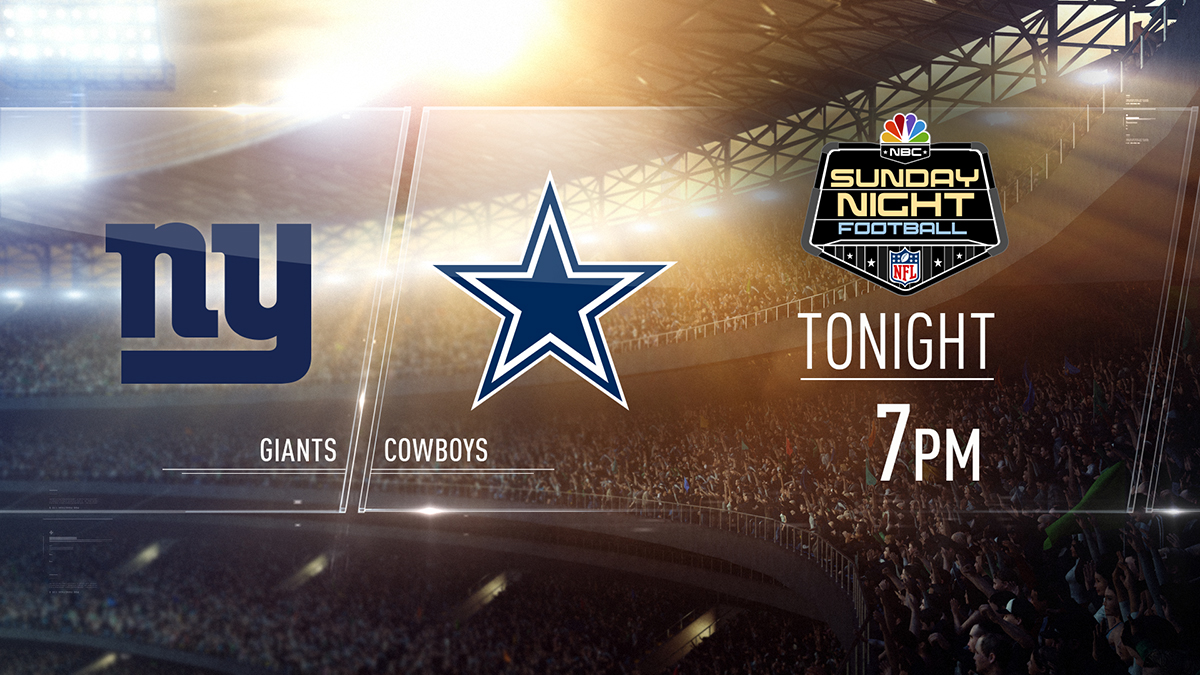 How to Watch SNF: Giants vs. Cowboys