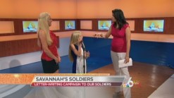 Savannah Helps our Soldiers
