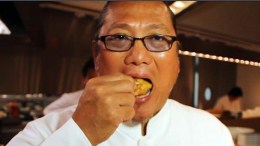 Iron Chef Morimoto Shows Off His Spicy Wings