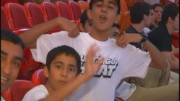 Fans Cheer on Heat at Road Rally