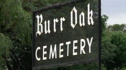 Crooks Littered Cemetery With Bones, Headstones
