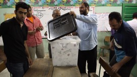Egypt Vote Could Foretell Candidates' Shift to the Center