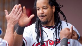 Manny Draws Wild Applause For Striking Out