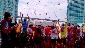 The First Annual Tomato Fight 