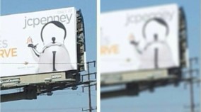 Drivers See Adolf Hitler in Teapot Billboard