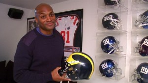 Inside Amani Toomer's Man Cave