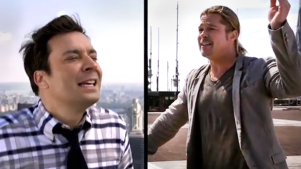 Pitt And Fallon “Yodel“ Together