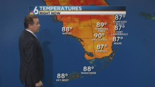 Chief Meteorologist John Morales has your White Hot Heat forecast for the Miami Heat's game 6 of the NBA Finals, Tuesday night.