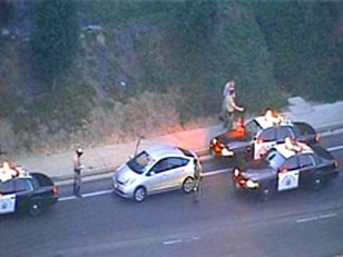 Prius Leads Police Chase