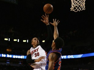 Heat Debut Balanced Offense, Knick New York