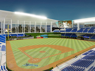 Loria: New Stadium "Looks Like a Spaceship"