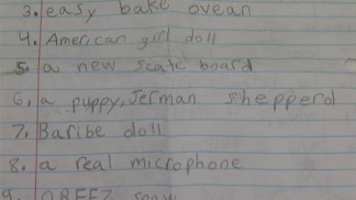 Sneak Peek at Kids' Letters to Santa Claus