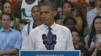 President Barack Obama Plays to Friendly Crowd at University of Miami