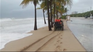 RAW VIDEO: Flooding at Fort Lauderdale Beach From Hurricane Sandy