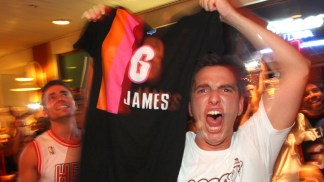 Fans React to Heat Win