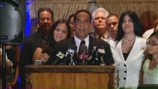 Joe Martinez Speaks to Supporters on Election Night