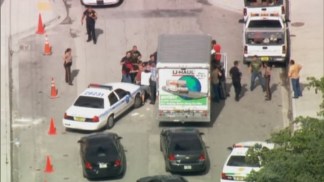 RAW VIDEO: Police Pursuit Ends in Miami