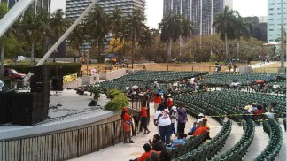 Trayvon Martin Rally In Miami's Bayfront Park