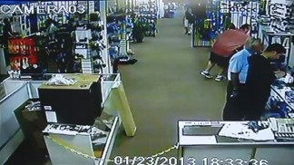 Man Caught on Camera Pocketing Tactical Knives from Pompano Beach Gun Shop