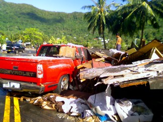 Pacific Quake and Tsunami Damage in Photos