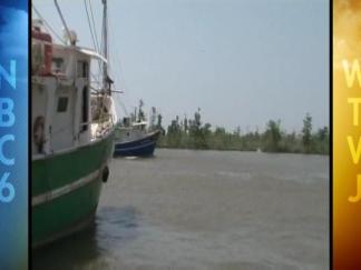 Shrimp Boats Sit Still Thanks to Spill
