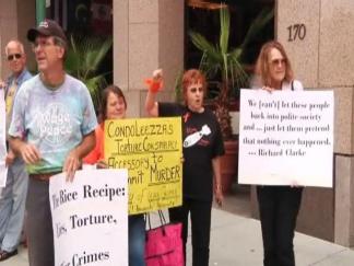 Torture rap clings to Condi