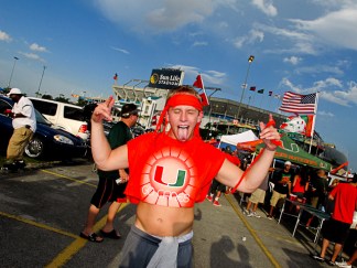 Tailgating At Canes Season Opener