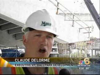 Marlins Ballpark On Schedule
