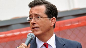 Colbert Mocks Biden's "Will & Grace" Name-Drop