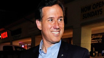 Santorum: GOP Battle a "Two-person Race"