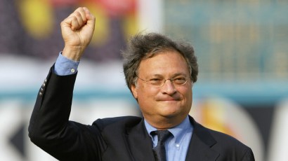  MIAMI - APRIL 10: Owner Jeffrey Loria of the Florida Marlins looks on prior to presenting his players their 2003 World Series Championship rings before the game against the Philadelphia Phillies at P