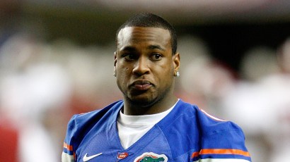 ATLANTA - DECEMBER 06: Percy Harvin #1 of the Florida Gators watches pregame warmups before the start of the SEC Championship against the Alabama Crimson Tide during the SEC Championship on December ATLANTA - DECEMBER 06: Percy Harvin #1 of the Florida Gators watches pregame warmups before the start of the SEC Championship against the Alabama Crimson Tide during the SEC Championship on December