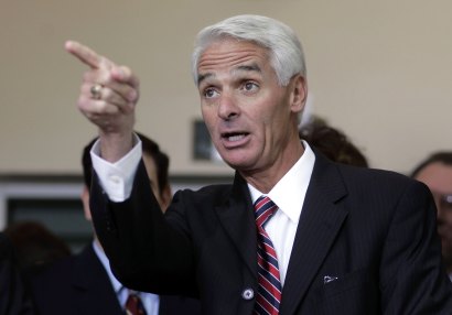 Florida Governor Charlie Crist spent his time in the gubernatorial seat loosening gun laws while lowering the cost of healthcare, making it more accessible for Florida residents. Crist, who endorsed S Florida Governor Charlie Crist spent his time in the gubernatorial seat loosening gun laws while lowering the cost of healthcare, making it more accessible for Florida residents. Crist, who endorsed S