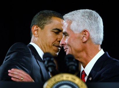 No more hugs for Obama from Crist No more hugs for Obama from Crist