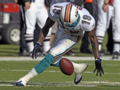 Perhaps someone should sponsor Ted Ginn for the Michael Irvin Center For Kids Who Can't Catch Good And Wanna Learn To Do Other Stuff Good Too