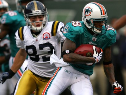 "How my dust taste?" We like this version of Ted Ginn. Can we keep him? 