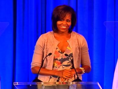 Michelle Obama loves the salsa