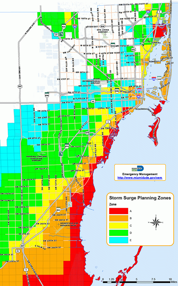 Image result for Miami storm surge map images