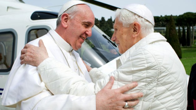 Pope Francis, Benedict Meet for Historic Lunch