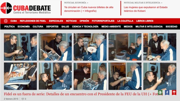 Cuba Publishes First Photos of Fidel Castro in Months