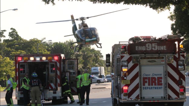 Man's Arm Severed In Motorcycle Crash