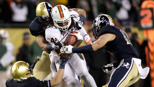 Canes Fall to Irish 41-3