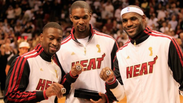 Photos: Heat Get Rings and Open Season