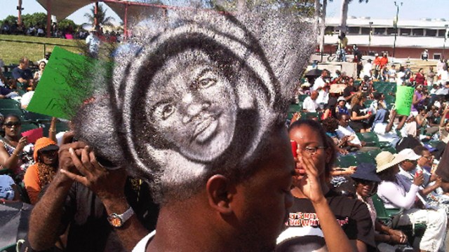 Trayvon Martin Rally In Miami's Bayfront Park