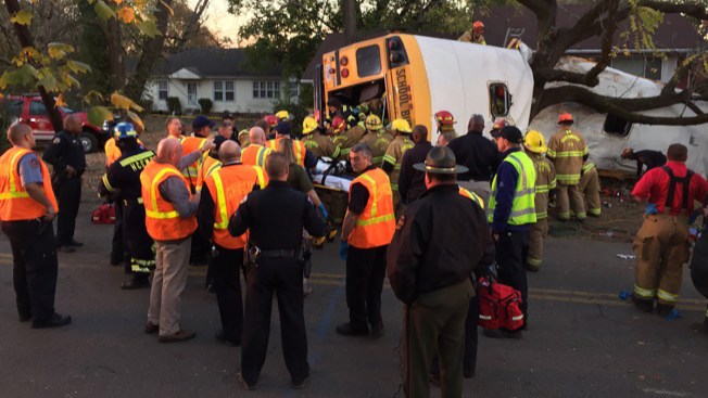 Image result for 6 students in ICU after school bus driver charged in crash that killed Woodmore Elementary students