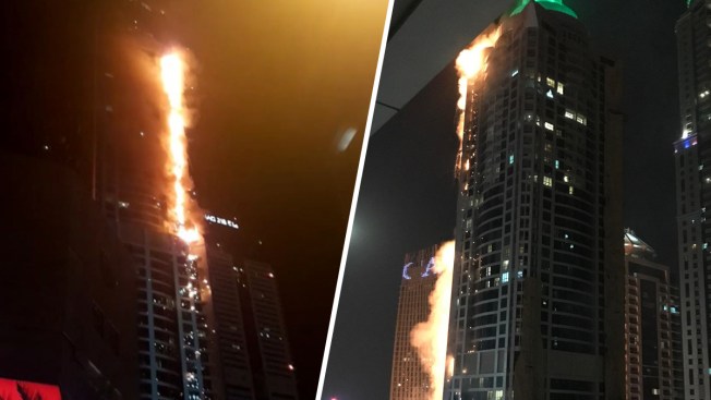 Small Fire Strikes Another Tower in the Dubai Marina Small Fire Strikes Another Tower in the Dubai Marina