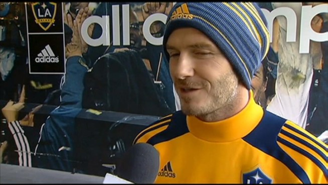 The LA Galaxy star talks about this time in Los Angeles and his impact on Major League Soccer. Raw Video