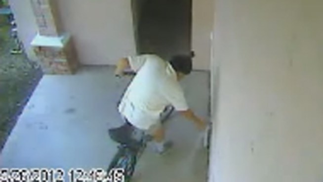 Restaurant owner Jamie McDonald talks with NBC 6 about the damage inflicted on his East City Grill by the bike-riding suspect BSO detectives have dubbed 